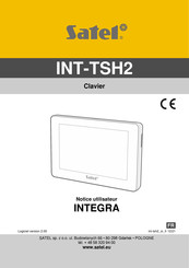 Satel INT-TSH2 Notice Utilisateur