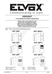 Elvox 68IT/2 Instructions D'installation