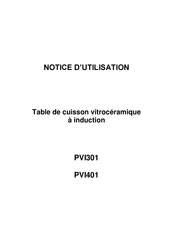 Sogelux PVI301 Notice D'utilisation