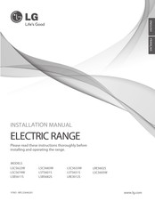 LG LRE5602SW Manuel D'installation