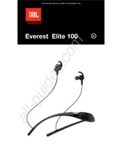 Harman JBL Everest Elite 100 Guide De Démarrage Rapide