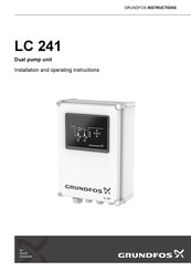 Grundfos LC 241 Notice D'installation Et De Fonctionnement