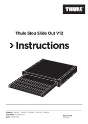 Thule Step Slide Out V12 Instructions