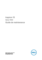 Dell 7547 Guide De Maintenance