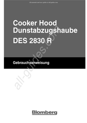 Blomberg DES 2830 R Manuel D'utilisation