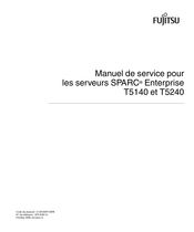 Fujitsu SPARC Enterprise T5140 Manuel De Service