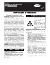 Carrier Performance 24ACB7 Instructions D'installation