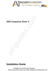 Axis Companion Dome V Instructions D'installation