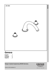 Grohe Geneva 25 054 Instructions D'installation