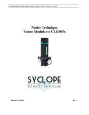 SYCLOPE Electronique CLG005x Notice Technique