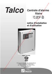 TALCO 6401000 Notice D'installation Et D'utilisation