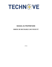 TechnoVE BR240V-I32 Manuel Du Propriétaire