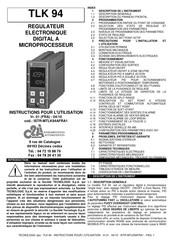 TECNOLOGIC spa TLK 94 Instructions Pour L'utilisation