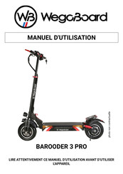 WegoBoard BAROODER 3 PRO Manuel D'utilisation