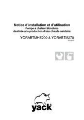 Yack YORABTM270 Notice D'installation Et D'utilisation