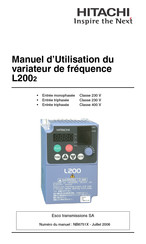 Hitachi L200 2 Serie Manuel D'utilisation