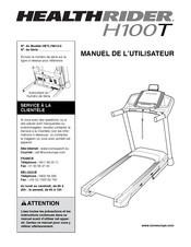 ICON HEALTHRIDER H100T Manuel De L'utilisateur