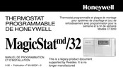 Honeywell MagicStat/32 CT3200 Manuel De Programmation