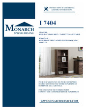 Monarch Specialties MONI7404 Instructions D'assemblage