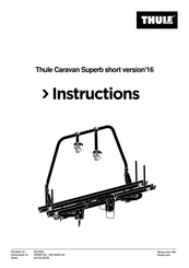 Thule 307329 Instructions