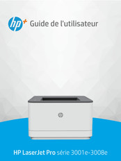 HP LaserJet Pro 3003dn Guide De L'utilisateur