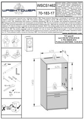 WASHTOWER WSCS1462 70-183-17 Notice De Montage