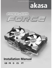 Akasa Freedom Force VC05 Instructions D'installation