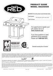 Char-Broil RED 466250509 Instructions D'installation