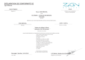 ZiGN medical LG20 Manuel De L'utilisateur