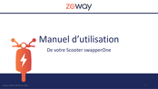 ZEWAY swapperOne 2022 Manuel D'utilisation