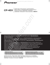 Pioneer CP-4EX Instructions D'installation