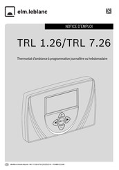 elm.leblanc TRL 1.26 Notice D'emploi