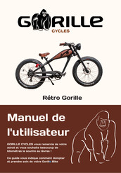 Gorille Cycles Retro Gorille Manuel De L'utilisateur