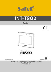 Satel INT-TSG2 Notice Utilisateur