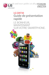 LG GM730 Guide De Présentation Rapide