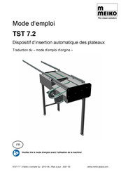 Meiko TST 7.2 Mode D'emploi D'origine