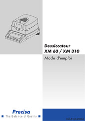 Precisa XM 60 Mode D'emploi