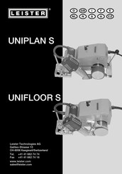 Leister UNIPLAN S Instructions D'utilisation