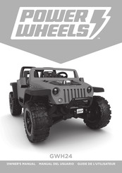 Power Wheels GWH24 Guide De L'utilisateur