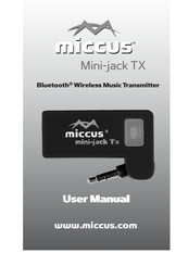 miccus Mini-jack TX Mode D'emploi