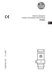 IFM Electronic PF265 Serie Notice D'utilisation