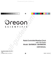 Oregon Scientific BARM839 Mode D'emploi