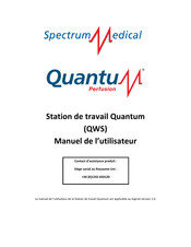 Spectrum Medical Quantum Manuel De L'utilisateur