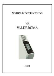 Valderoma AN2000W Notice D'instructions