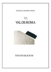 Valderoma TACTILO CC2000A Notice D'instructions