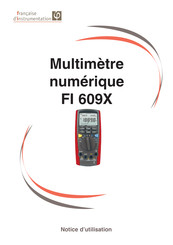 Francaise d'Instrumentation FI 609X Notice D'utilisation