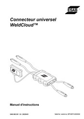 ESAB WeldCloud Manuel D'instructions