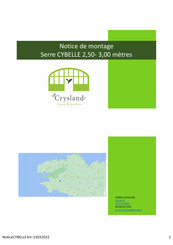 Serres Crysland CYBELLE Notice De Montage