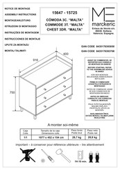 MARCKERIC MALTA 15725 Notice De Montage