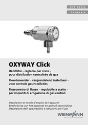 Weinmann OXYWAY Click Mode D'emploi